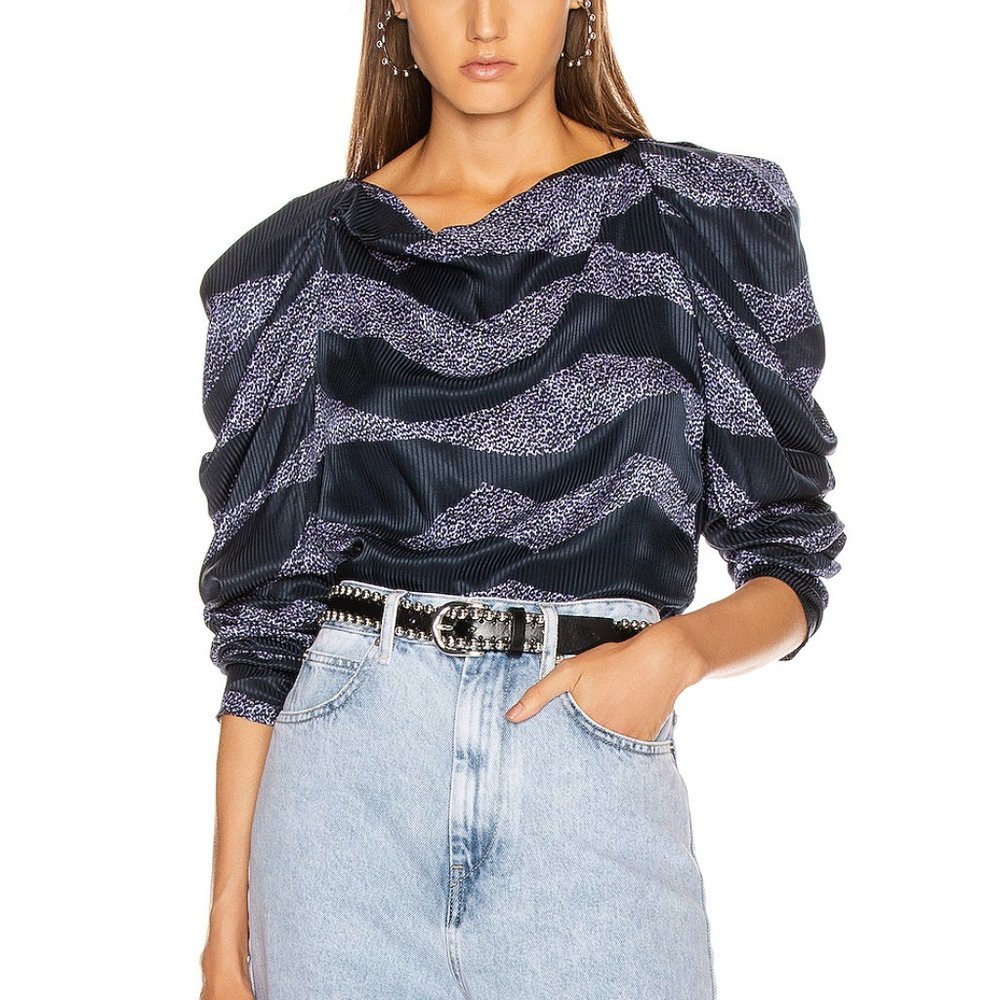 ❌SOLD❌ Isabel Marant Crem Top in Midnight Silk